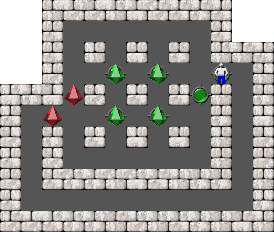 Sokoban Mass Remodel level 1554